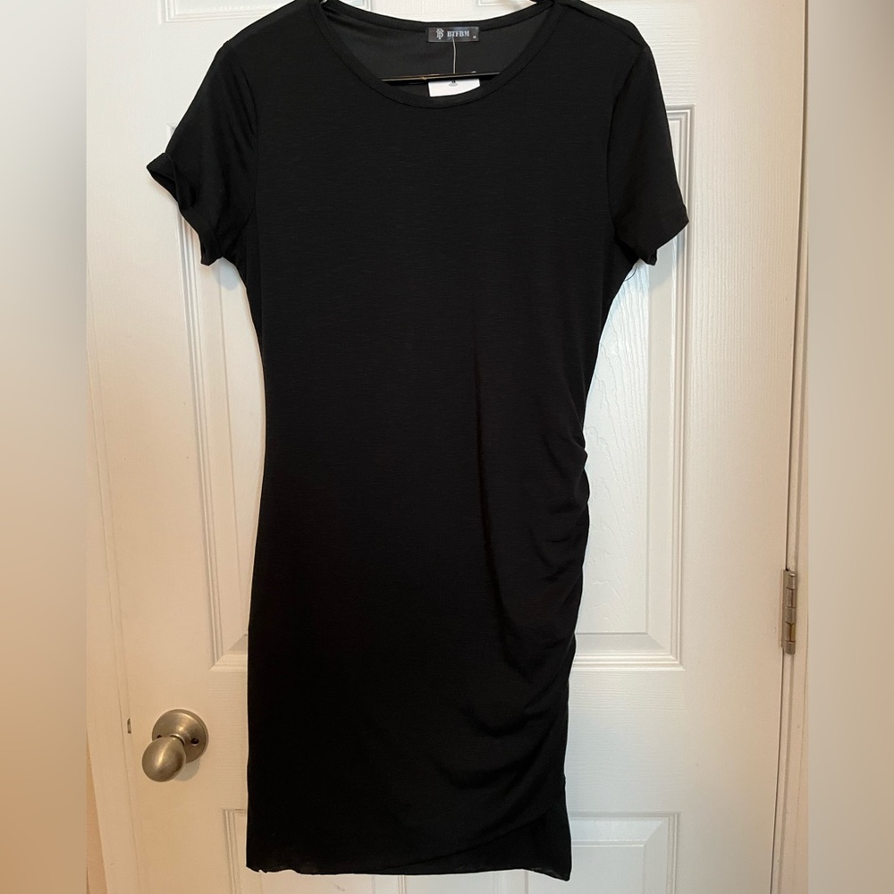 Black tshirt dress. Size M